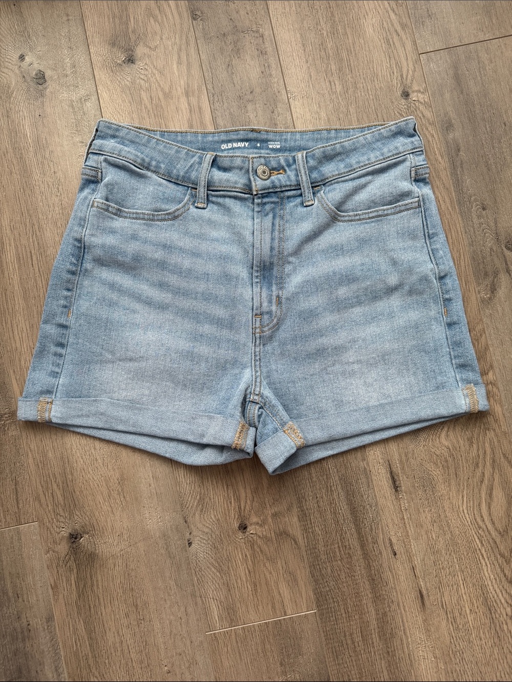 Old Navy Light Wash High-Rise Denim Shorts